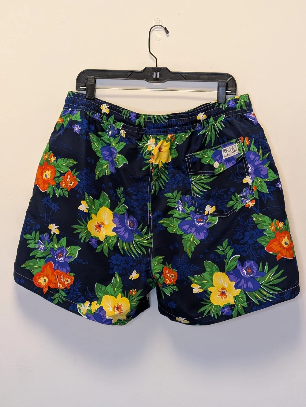 Polo Ralph Lauren Traveler Floral Printed Swim Trunks Shorts Resort Beach Cruise - Picture 7 of 15
